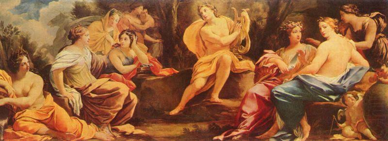 Simon Vouet Apollo and the Muses china oil painting image